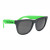 Custom Sunglasses (Black Frame) - Green