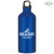 Aluminum Bike Bottle - 20 Oz - Screen Printed - Metallic Blue