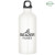 Aluminum Bike Bottle - 20 Oz - Screen Printed - White