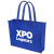 Custom 16"Wx12"H Eco-friendly 80gsm Non-woven Tote - Blue