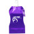 Custom Wave Collapsible Water Bottle - Purple