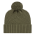 Custom Premium Diagonal Weave Knit Cap with Cuff - Olive