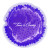 Custom Round Gel Bead Hot/Cold Pack - Purple