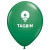 Custom 11" Qualatex Round Standard Color Latex Balloon - Green