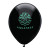 11" AdRite Basic Color Economy Line Latex Balloon - Crystal Black