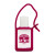 Custom Travel Sanitizer With Adjustable Silicone Strap - Maroon