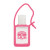 Custom Travel Sanitizer With Adjustable Silicone Strap - Pink