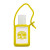 Custom Travel Sanitizer With Adjustable Silicone Strap - Yellow