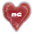 Custom Heart Gel Bead Hot/cold Pack - Red