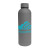 Custom 17 Oz Double Wall Stainless Steel Bottle With a Rubberized Finish - Gray