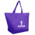 Custom Eco Non-Woven Shopping Tote - Purple