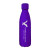 Custom 17 oz Matte Finish Stainless Steel Bottle - Purple