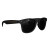 Custom Matte Soft Rubberized Finish Miami Sunglasses - Black