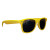 Custom Matte Soft Rubberized Finish Miami Sunglasses - Yellow