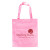 Custom Eco Savings Non-Woven Tote - Pink