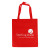 Custom Eco Savings Non-Woven Tote - Red