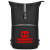 Custom Brockton PU Leatherette Waterproof Backpack - Black