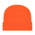 Custom Knit Cap with Ribbed Cuff - Blaze