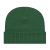 Custom Knit Cap with Ribbed Cuff - Hunter Green