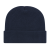 Custom Ribbed Knit Cap with Cuff - True Navy