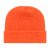 Custom Ribbed Knit Cap with Cuff - Neon Blaze