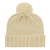 Custom Premium Diagonal Weave Knit Cap with Cuff - Ivory