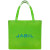 Custom 20"Wx13"H Eco-Friendly 80GSM Non-Woven Tote - Lime Green