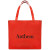 Custom 20"Wx13"H Eco-Friendly 80GSM Non-Woven Tote - Red