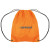 Custom Polyester Drawstring Backpack - Orange