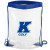 Custom The Coliseum Stadium Drawstring Bag - Blue