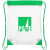 Custom The Coliseum Stadium Drawstring Bag - Green