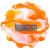 Custom Popper Ball - Orange Swirl