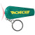 Custom Whistle/Light Key Chain - Translucent Green