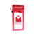 Custom Large Waterproof Cell Phone Bag - Red