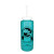 Custom 32 oz Grip Bottle with Flexible Straw - Teal