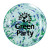 9" Confetti Flyer - Blue-Green