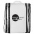 Custom NW Reflective Drawstring Backpack - White