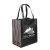Custom RPET Striped Tote Bag - Black