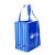 Custom RPET Striped Tote Bag - Blue