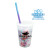 Custom Mood 17 oz. Rainbow Confetti Cup/Straw/Lid Set - Blue to Purple