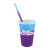 Custom Mood 17 oz. Stadium Cup/Straw/Lid Set - Blue to Purple