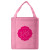 Custom Large Non Woven Grocery Tote - Pink