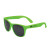 Custom Single Color Matte Sunglasses - Lime Green