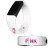 Custom Full Color Activity Tracker Wristband 2.0 - White