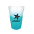 Custom Full Color Mood 17 oz. Stadium Cup - Frosted/Turquoise