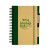 Custom Eco-inspired Hardcover Notebook And Pen - Hunter Green