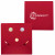 Custom Eco Inspired Smiley Face Sticky Note Pack - Red