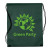 Custom Non Woven Drawstring Bag - Hunter Green