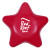 Custom Star Stress Reliever - Red