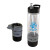 Custom 17 oz. Co-Poly Bottle with Cooling Towel - Gray
